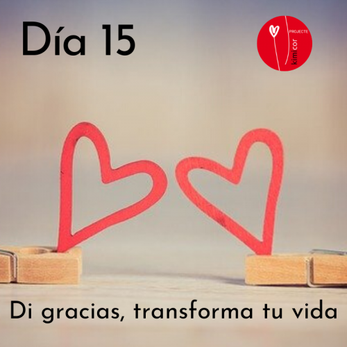 Dia 15 - di gracias, transforma tu vida
