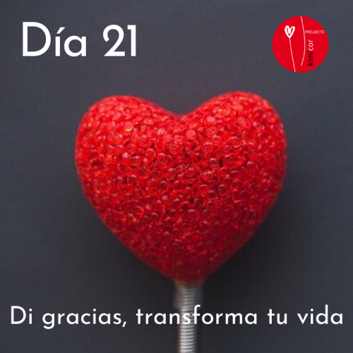 Dia 21 - di gracias, transforma tu vida Kimicor